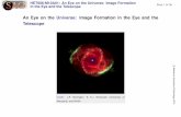 Image Formation in the Eye and the Telescope