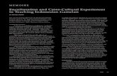 enculturation and Cross-Cultural experiences in Teaching ...