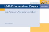 Institutional changes in the governance of employment services in ...