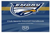 Club Sports Council Handbook