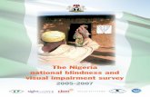 The Nigeria national blindness and visual impairment survey