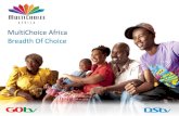 MultiChoice Africa Breadth Of Choice - DStv