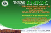 Lead paper presentation on Engineering Economy as a Key Driver ...