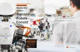 Worksites where Humans and Robots Coexist