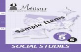 2015 M-STEP Social Studies Grade 5 Sample Items Book