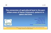The conversion of agricultural land in the peri‐ urban areas of Hanoi ...