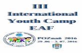 Preliminary informations on the third Youth Camp in Poznan 2016