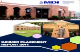 Summer Placement Report – Batch of 2014-16