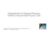 Department of Space Physics