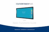 Clevertouch Plus Basic Functions Guide