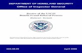 OIG-08-09 - Review of the USCIS Benefit Fraud Referral Process ...