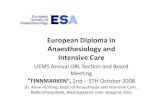European Diploma in Anaesthesiology and Intensive Care
