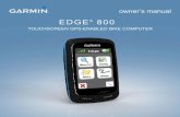 Edge 800 Owner's Manual