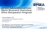 RPSEA Administered Cost Share Research Overview: Ultra ...