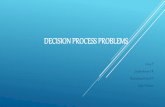 Decision process problems