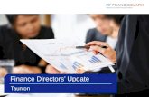 Taunton - Essential 6-monthly Finance Directors' Update – Nov/Dec 2016