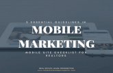 3 essential guidelines in mobile marketing   mobile site checklist for realtors