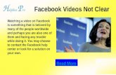 Facebook Videos Not Clear