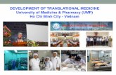 Development of Translational Medicine at Univ. of Medicine & Pharmacy (UMP), HCM City - Vietnam