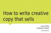 How to write creative copy that sells