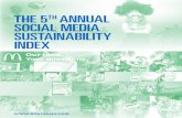 The Sustainly 5th Annual Social Media Sustainability Index