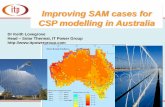 Improving SAM cases for CSP modelling in Australia