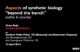 Synthetic Biology beyond the bench: Biosafety & biosecurity