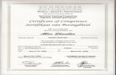 Allen Shandler Certificates