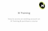 Xi Training   How to Access an Existing Account & Purchase a Course