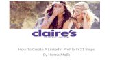 Claires Linkedin Training