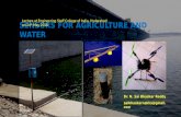 SENSORS for AGRICULTURE and WATER USE EFFICIENCY