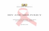 HIV AND AIDS Policy (June 2009)