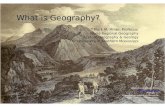 GHY101 1.1 What is geography? 2017_01_25