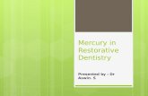 Mercury in Restorative Dentistry