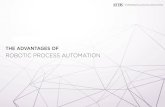 Advantages of robotic process automation