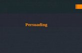 Persuading in interpersonal skills and communication skills