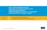 Do Governance Indicators Explain Development Performance? A ...