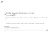 Identity & Access Governance versus Process Agility