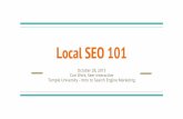 Local SEO 101: Intro to Search Engine Marketing, Temple U