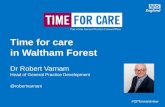 Time for care showcase, Waltham Forest CCG
