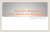 Analysis of Film Reviews