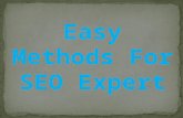 Easy methods for seo expert