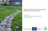 Climate-proofing social housing landscapes – enhancing community resilience