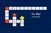 Hospitality Play & Learn with Crosswords - BAR