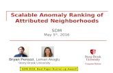 Scalable Anomaly Ranking of Attributed Neighborhoods