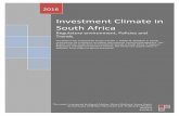 Investment climate in south Africa -Regulatory environment, Policies and  Trends.