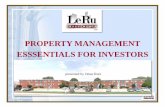 Property Management Essentials for Investors