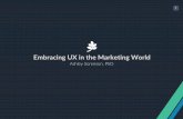 Embracing User Experience in the Marketing World