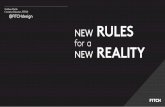 New rules for a new reality