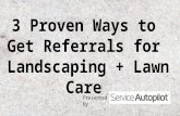 3 Proven Ways to Get Referrals for Landscaping and Lawn Care
